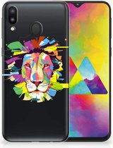Geschikt voor Samsung Galaxy M20 Uniek TPU Hoesje Lion Color