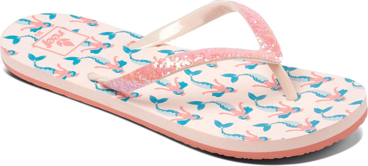 Reef Kids Stargazer Prints Meisjes Slippers Mermaid Roze