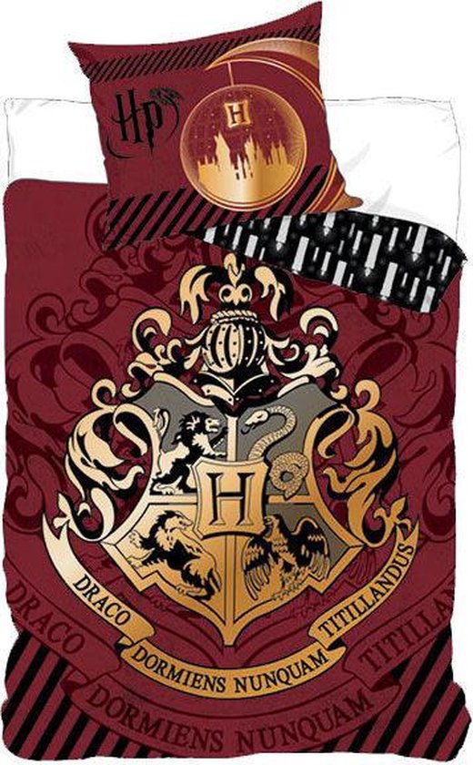 Dekbedovertrek Harry Potter Hogwarts (140cm x 200cm) single