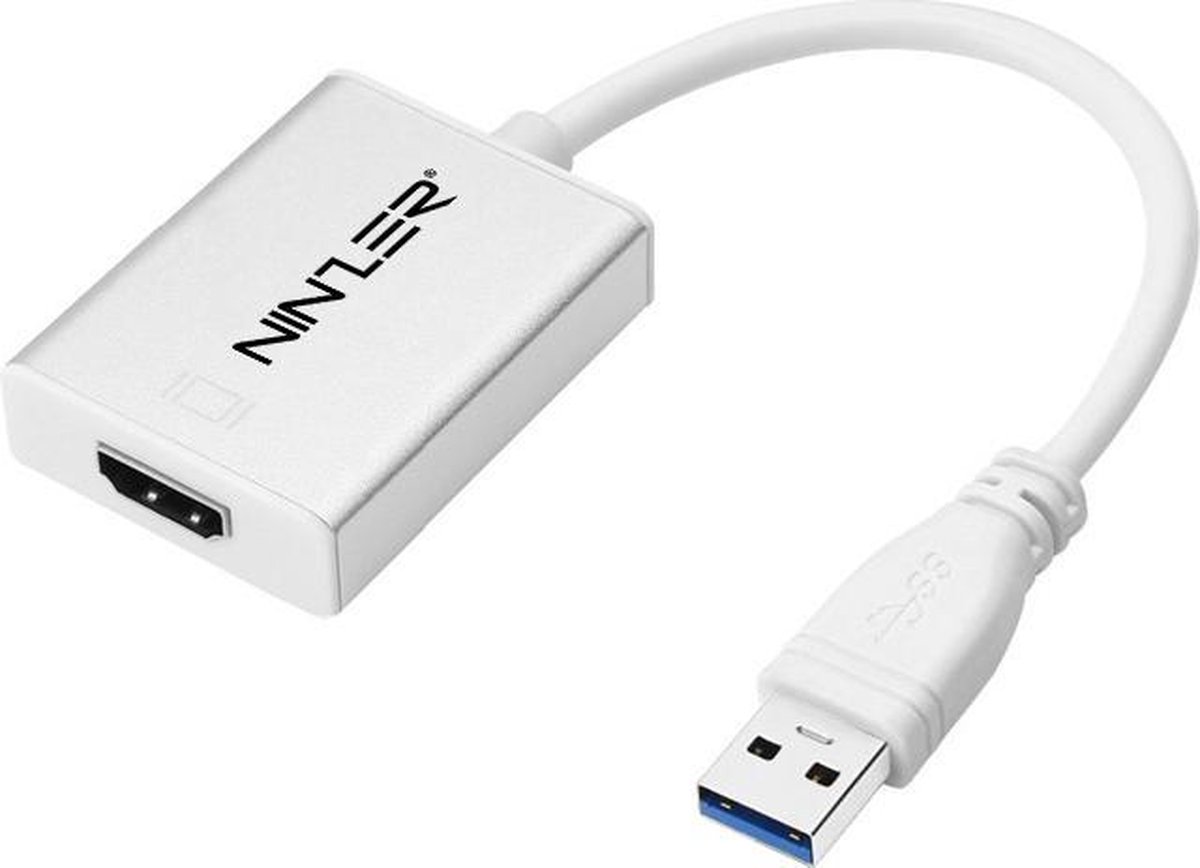 Literatuur Manier Telemacos Ninzer USB 3.0 naar HDMI Adapter / Converter | bol.com