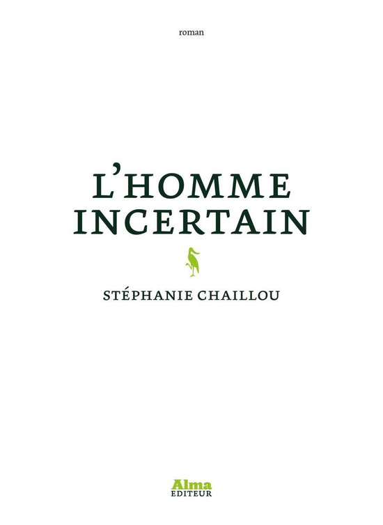 L'homme incertain - cover