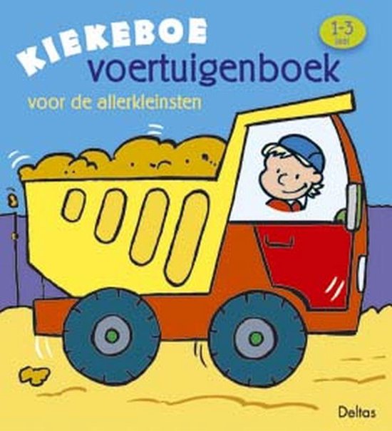 Cover van het boek 'Kiekeboe voertuigenboek voor de allerkleinsten'