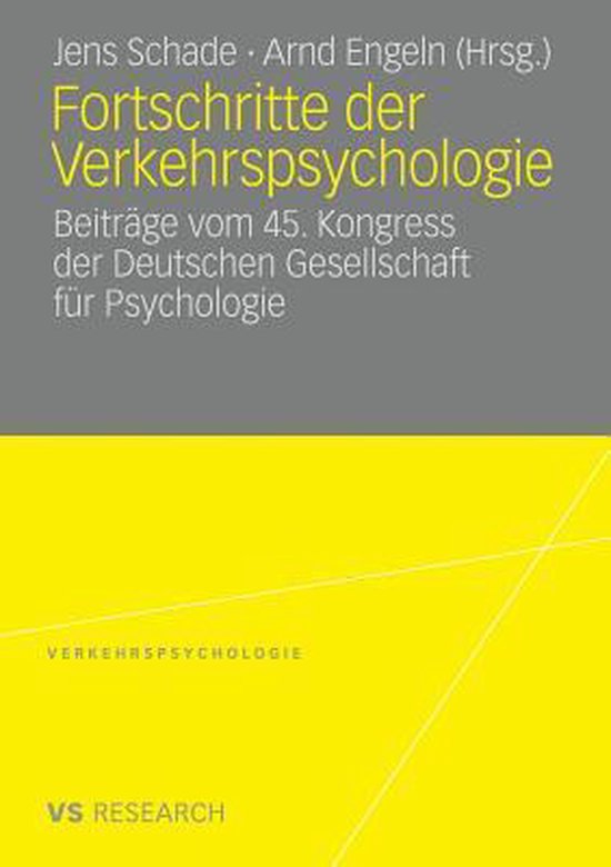 Fortschritte Der Verkehrspsychologie