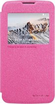 Nillkin Sparkle S-View Book Case voor LG K4 (K120) - Roze