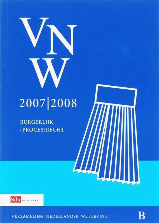 Verzameling Nederlandse Wetgeving Studiejaar 2007-2008 - cover