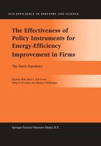 Eco-Efficiency in Industry and Science 15 - The Effectiveness of Policy Instruments for Energy-Efficiency Improvement in Firms