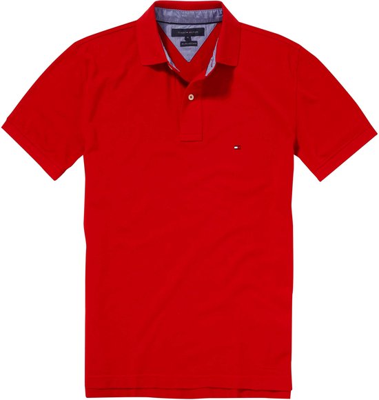 Tommy Hilfiger CORE - Polo - Heren - Maat M - Rood | bol.com