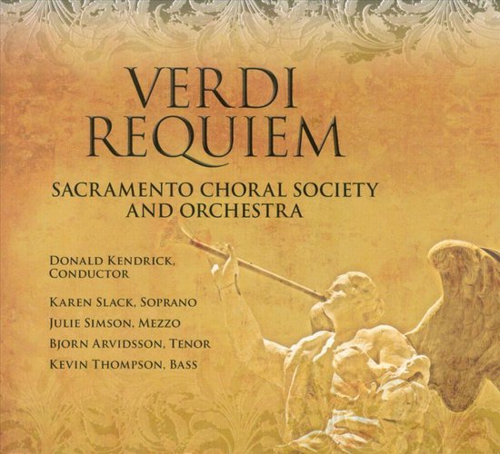 Verdi Requiem, Sacramento Choral Society CD (album) Muziek