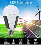 Kampeerlamp LED op zonne-energie | Draadloze bollamp werkend op sollar | LED Solar bulb