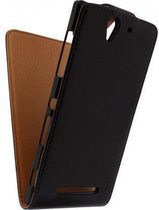 Xccess Leather Flip Case Sony Xperia T3 Black