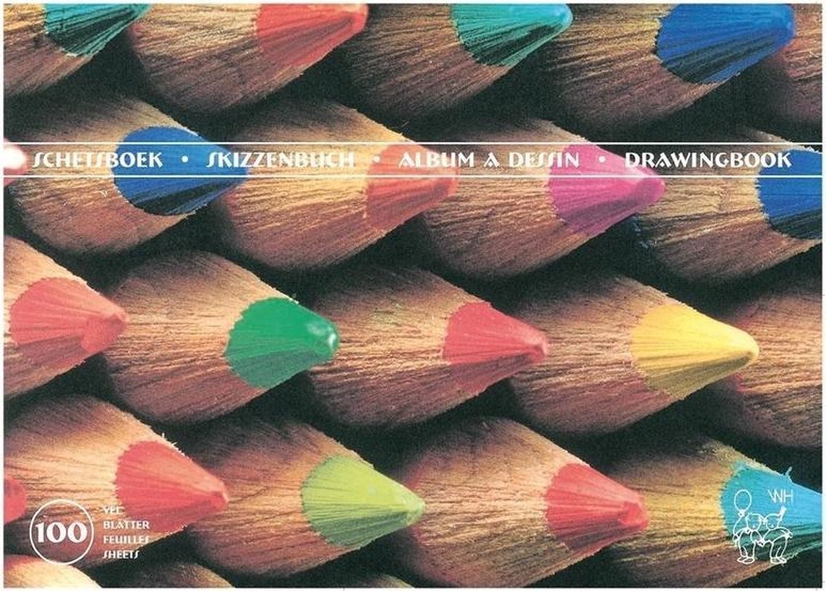 Schetsboek/tekenboek A4 80 vel wit