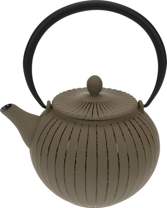 Cosy&Trendy Lantern Theepot - 1.2 l - Gietijzer - Beige