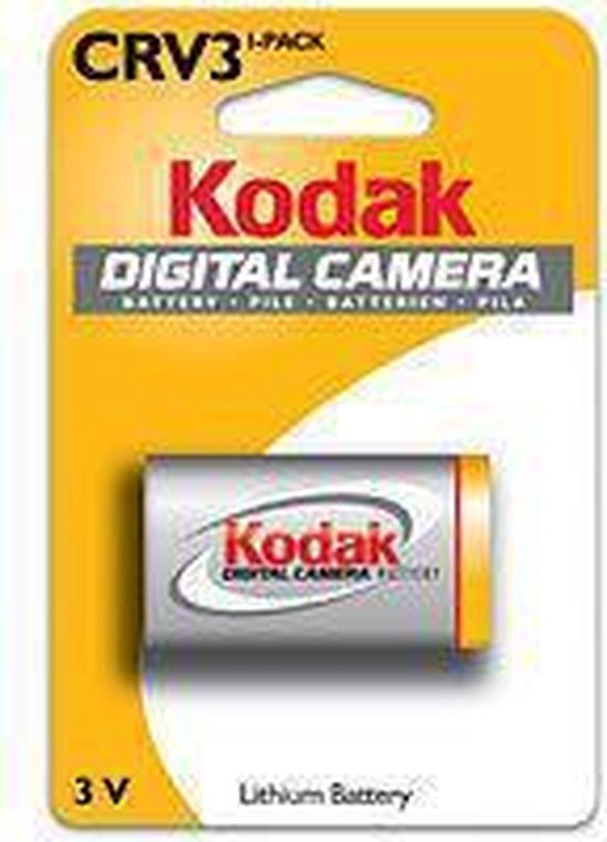 Kodak Lithium Digital Camera Battery CRV3