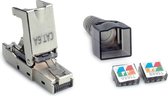 RJ45 toolless connector voor F/UTP / S/FTP CAT6a netwerkkabel - per stuk