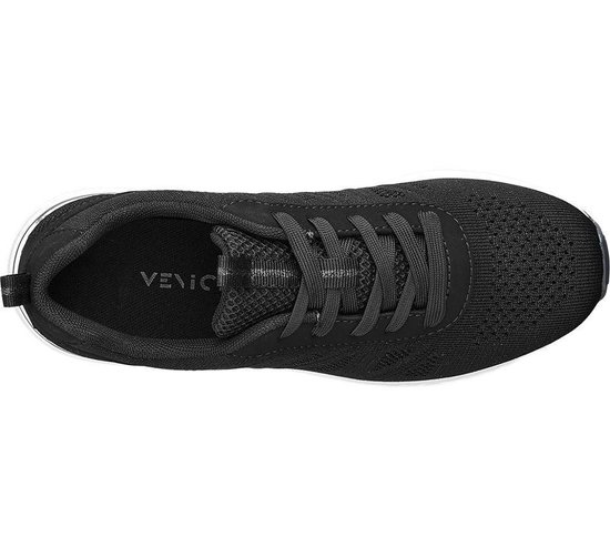 Ghoud Venice RUSH SNEAKER BLACK \u0026 SILVER GLITTER | Atterley
