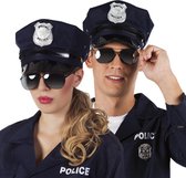 24 stuks: Bril Politie - Zwart