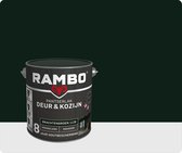 Rambo Deur & Kozijn pantser lak - hoogglans dekkend - grachten groen 1128 - 2,5 liter