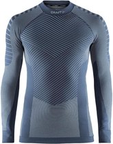 Craft Active Intensity CN Longsleeve Thermoshirt Heren Sportshirt - Maat XXL  - Mannen - blauw/grijs
