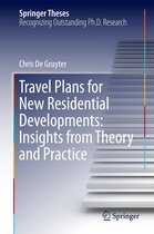 Springer Theses - Travel Plans for New Residential Developments: Insights from Theory and Practice