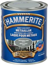 Hammerite Metaallak - Hoogglans - Grijs - 0.75L