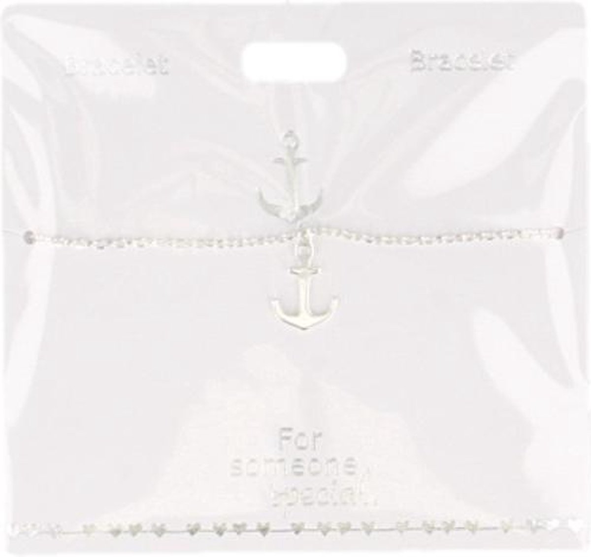 Armband Anker, silver plated