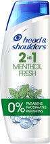 Head en Shoulders Shampoo en Conditioner 2-in-1 Anti-Roos Menthol Fresh 270 ml