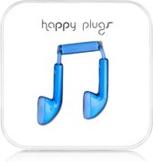 Happy Plugs Earbud Headset, Blauw