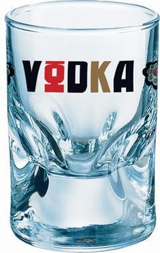 Wodka Glas - 0.05 l - 6 stuks | bol.com