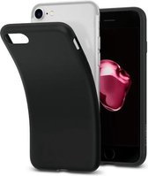 Zwart tpu case backcover hoesje voor iPhone 8