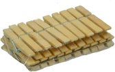 Pinces à linge écologiques en bambou - Respectueuses de l'environnement - Pinces à linge - Pinces - 20 pièces