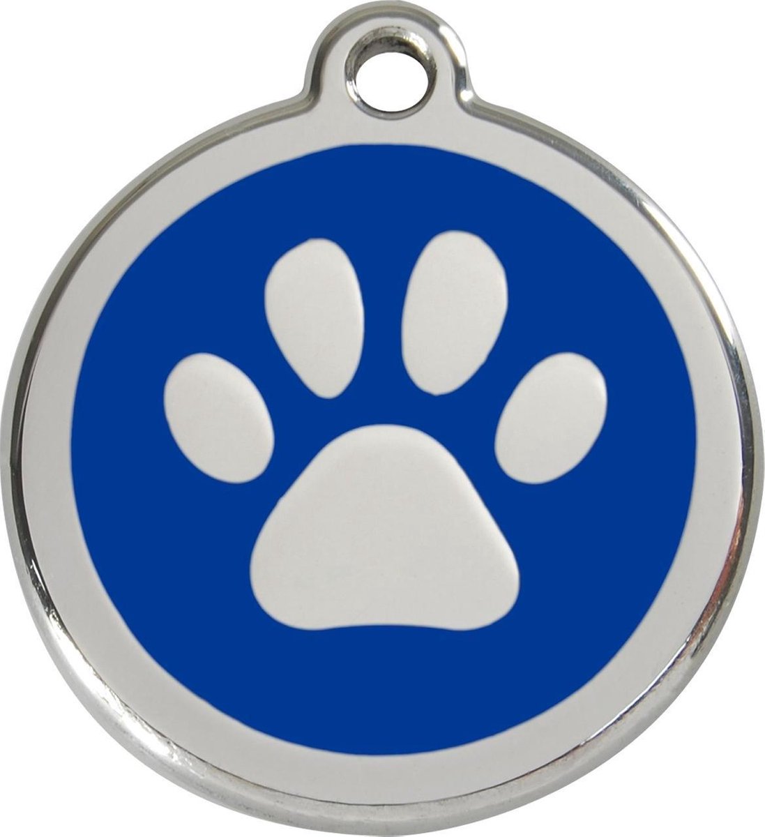 Bol.com Red Dingo Hondenpenning 30mm pootje donkerblauw aanbieding