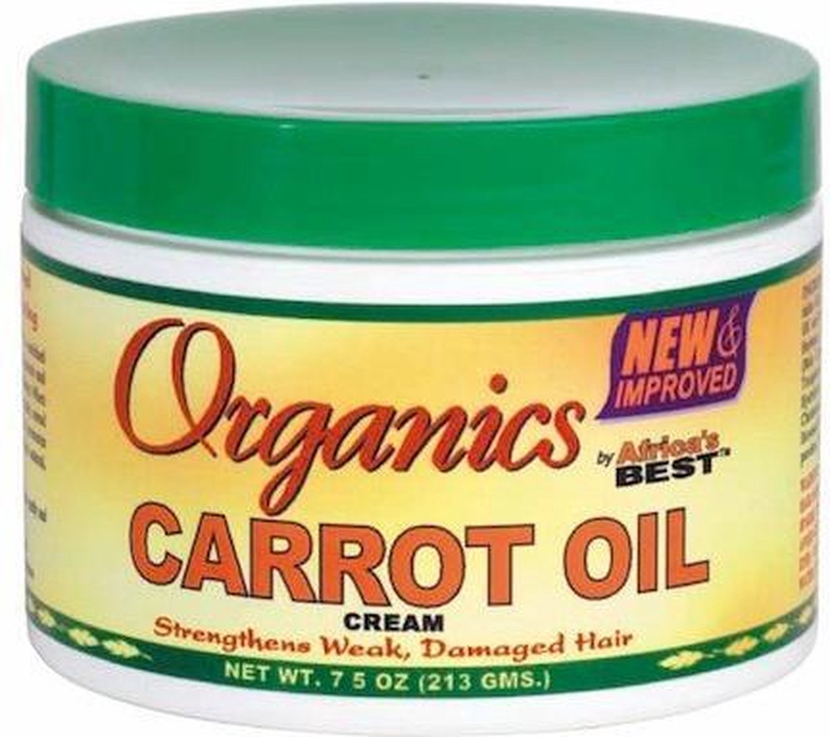 Africas Best Organics Carrot Oil Cream 213 gr