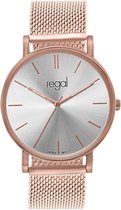 Regal - Regal mesh horloge limited edition rozekleurig