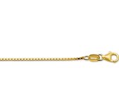 Quickjewels - Chaîne en or vénitien 1,2 mm - longueur 70 cm - Or jaune