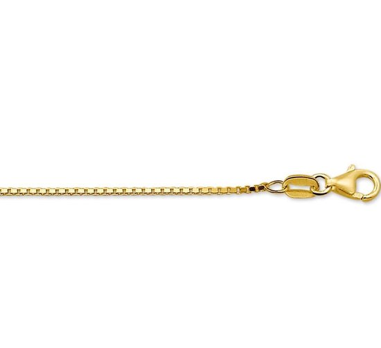 Quickjewels - Gouden Ketting Venetiaans 1,2 mm - 70 cm lengte -Geelgoud