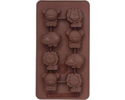 Sif Chocoflex Chocoladevorm siliconen Dieren  - Bruin