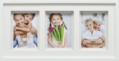 Deknudt Frames multifotolijst S67NK1 P3 - wit - passe-partout - 13x18