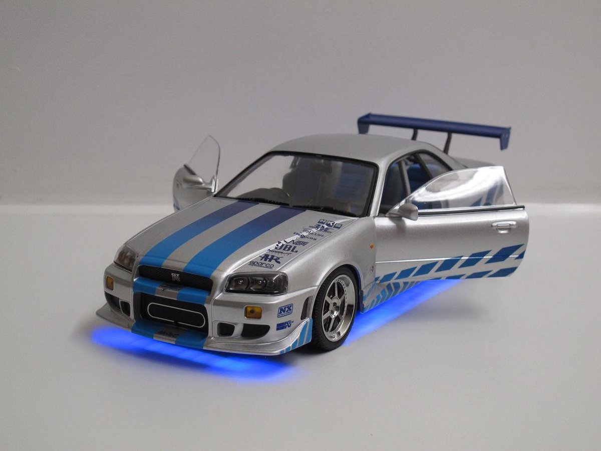 Brian S Nissan Skyline Gt R R34 Jaar 1999 2 Fast 2 Furious 03 1 18 Bol Com