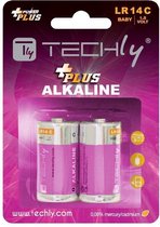 Techly IBT-KAP-LR14T huishoudelijke batterij Single-use battery C Alkaline