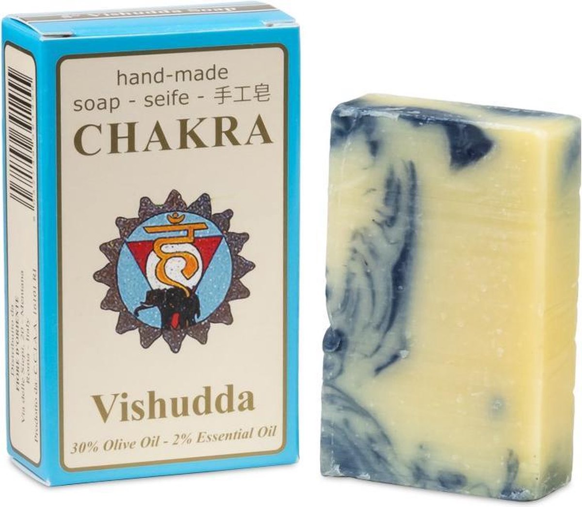 Goedkoopste Zeep 5e Chakra Vishuddha, met lavendel