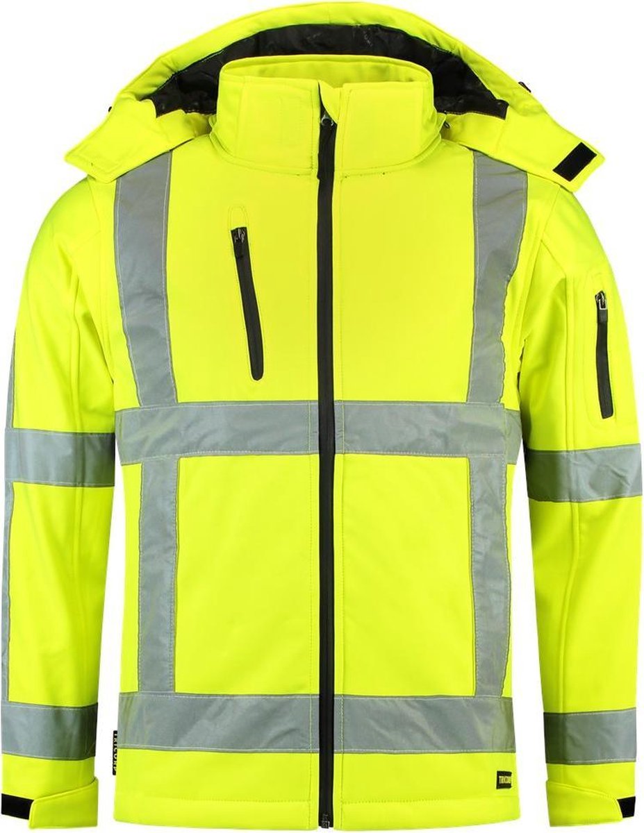 Tricorp Soft shell jack RWS - Workwear - 403003 - Fluor Geel - maat 5XL