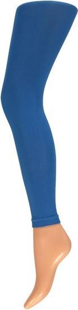 Apollo Dames party leggings kobalt blauw 200 denier - Verkleedlegging basic  blauw S/M | bol.com