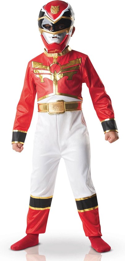 Rood Power Ranger™ pak voor jongens - Verkleedkleding - 128/134" | bol.com
