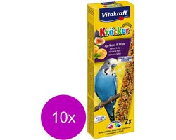 Vitakraft Parkiet Kracker - Fruit - 2 in 1 - 10 Stuks - Vogelvoer