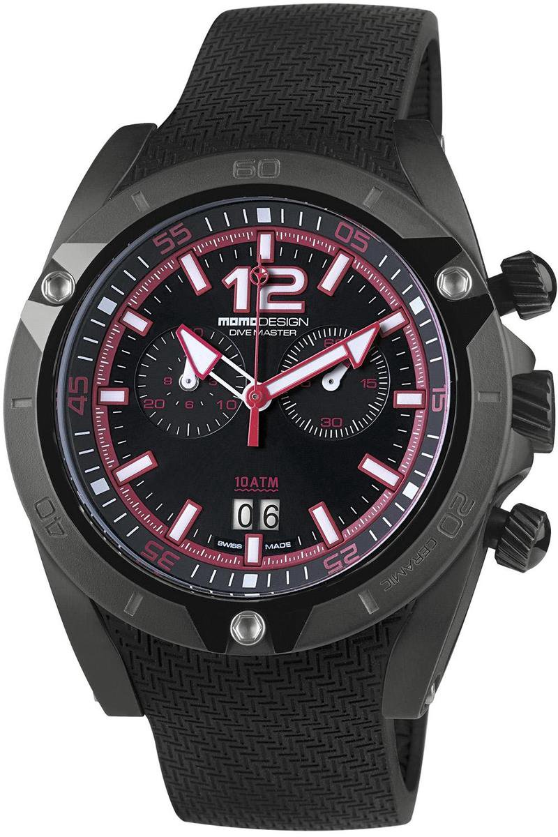 Momodesign dive master city MD282BK-41 Mannen Quartz horloge
