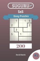 Suguru Puzzles - 200 Easy Puzzles 5x5 Vol.1