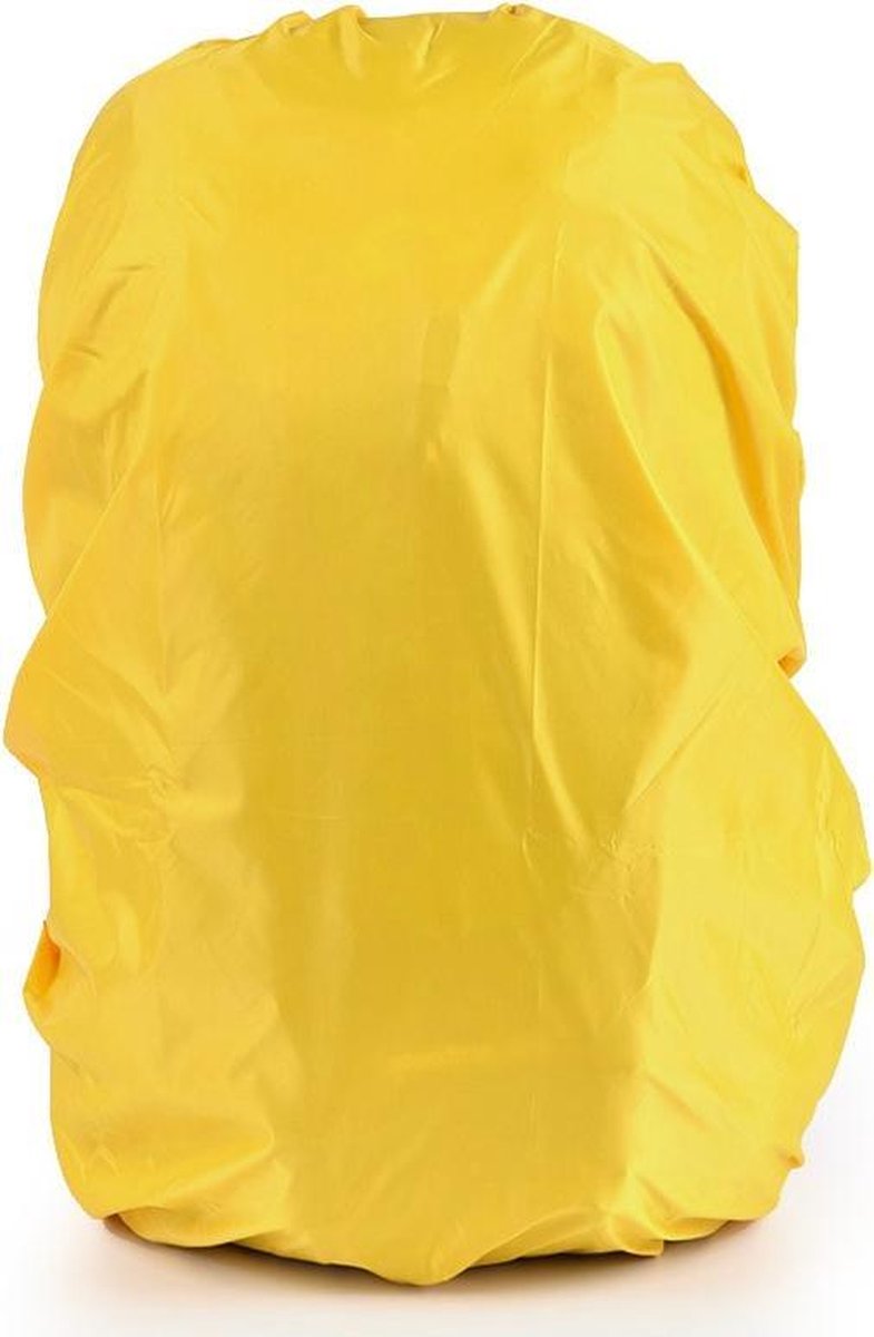 KELERINO. Regenhoes - Rugzak Cover - Travelbag - 35 Liter - Geel