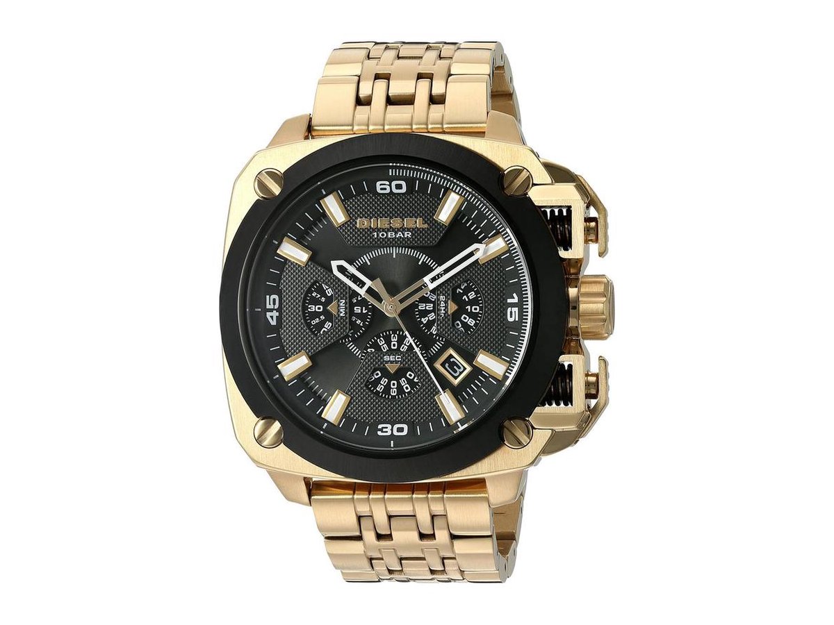 Diesel DZ7378 - Horloge - Staal - Goudkleurig - 55 mm | bol.com