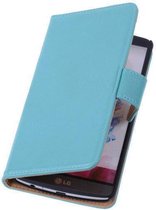 PU Leder Turquoise LG Optimus L7 2 Book/Wallet Case/Cover