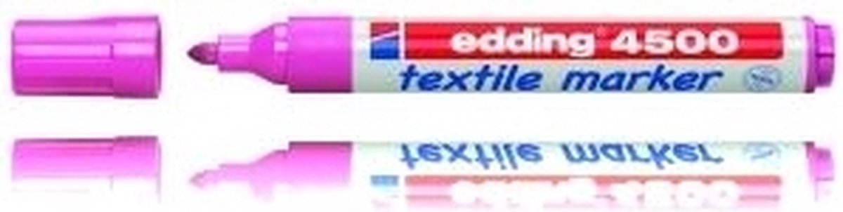 Viltstift edding 4500 textiel rond 2-3mm neon rz | Omdoos a 10 stuk | 10 stuks